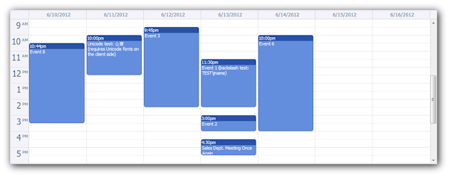 ajax event calendar java open source